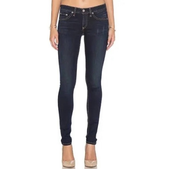 Rag Bone Women's Slim Skinny Jeans Bedford Dark Wash Size 28